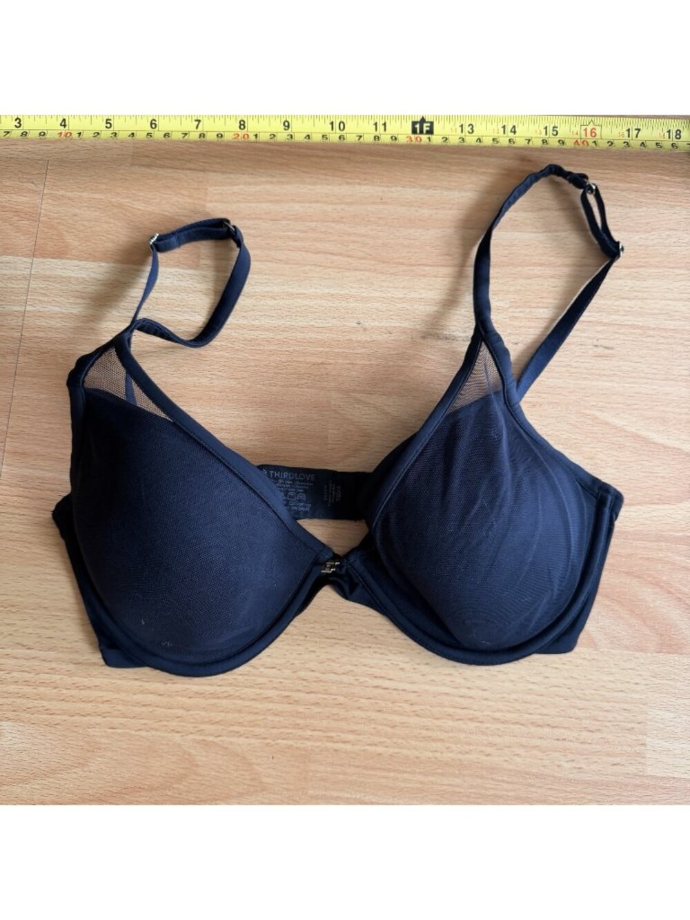 Thirdlove Black Bra 32D 1/2 Cup